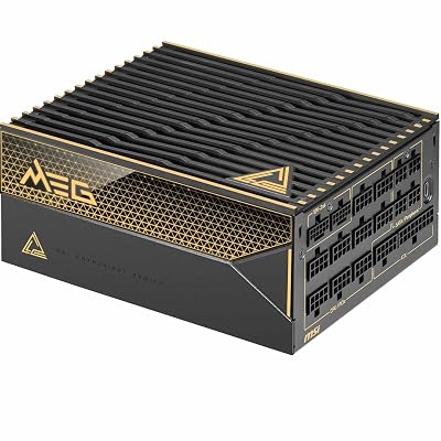 MSI MEG Ai1600T 1600W Titanium ATX 3.1 PSU PCIe 5.1 Dual-Native 12V