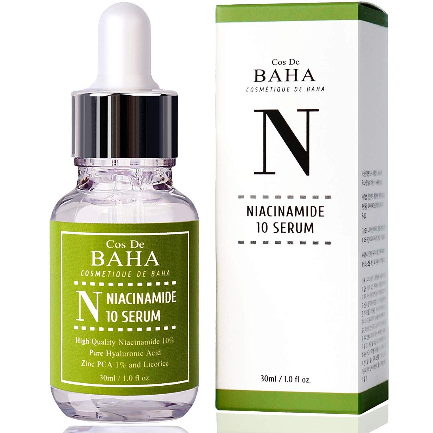 Niacinamide 10% + Zinc 1% Serum for Face - Pore Reducer + Vitamin B3 for Brightening + Uneven Skin Tone Treatment + Diminishes Acne Prone, Korean Skin Care (1OZ): Beauty
