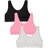 Fruit of The Loom Girls Seamless Stretch Sports Bra