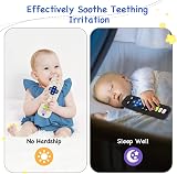 Hooku 2 Pack Silicone Teethers 0-12 Months Remote Control Baby Toys view 5