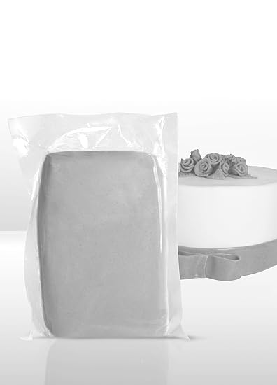 Rollfondant Einschlagmasse Fondant grau 250gr