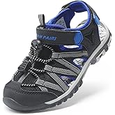 DREAM PAIRS Boys Girls Closed-Toe Outdoor Summer Sport Sandals for Little/Big Kid