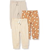 Amazon Essentials Unisex Toddlers and Babies' Cotton Pull-On Pants
