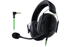 Razer BlackShark V2 X Auriculares para Juegos: Controladores De 50mm - Micrófono Cardioide - Espuma Viscoelástica - Auriculares Que Aíslan El Ruido - para PC, PS4, PS5, Switch - 3.5mm - Negro
