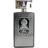 Legacy Silver Eau de Parfum 3.4 oz - Fresh Unisex Perfume with Lemongrass Cedarwood and Musk loved for its long lasting trail and compliment catching aroma