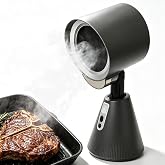 Portable Range Hood, Adjustable Height Angle, 3-Speed, Washable Filters | Plug &amp; play, portable, large oil cup, compact storage, grease trap, LED light, hot pot/BBQ/RV/dorm, zero replacement cost