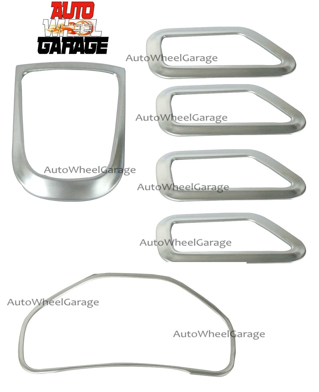 Autopop Baleno Mtsilver Int Kit Interior Matte Silver Chrome Kit For New Maruti Suzuki Baleno Set Of 10 Amazon In Car Motorbike