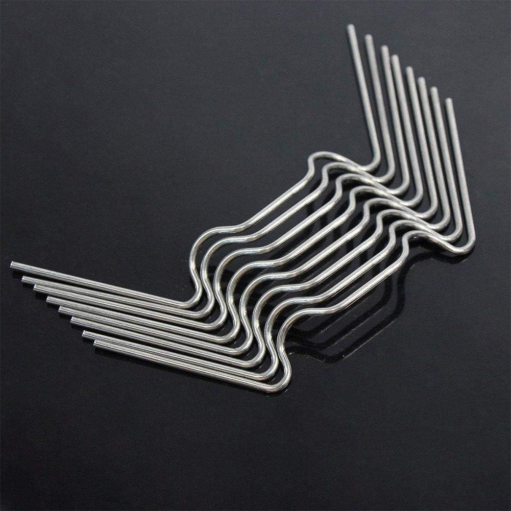 Set of Greenhouse Glass Glazing Clips Stainless Steel Glass Pane Fixing Clips Greenhouses Window Glazing Clips Spare Parts (100pcs "W" Wire Clips) - Image 5