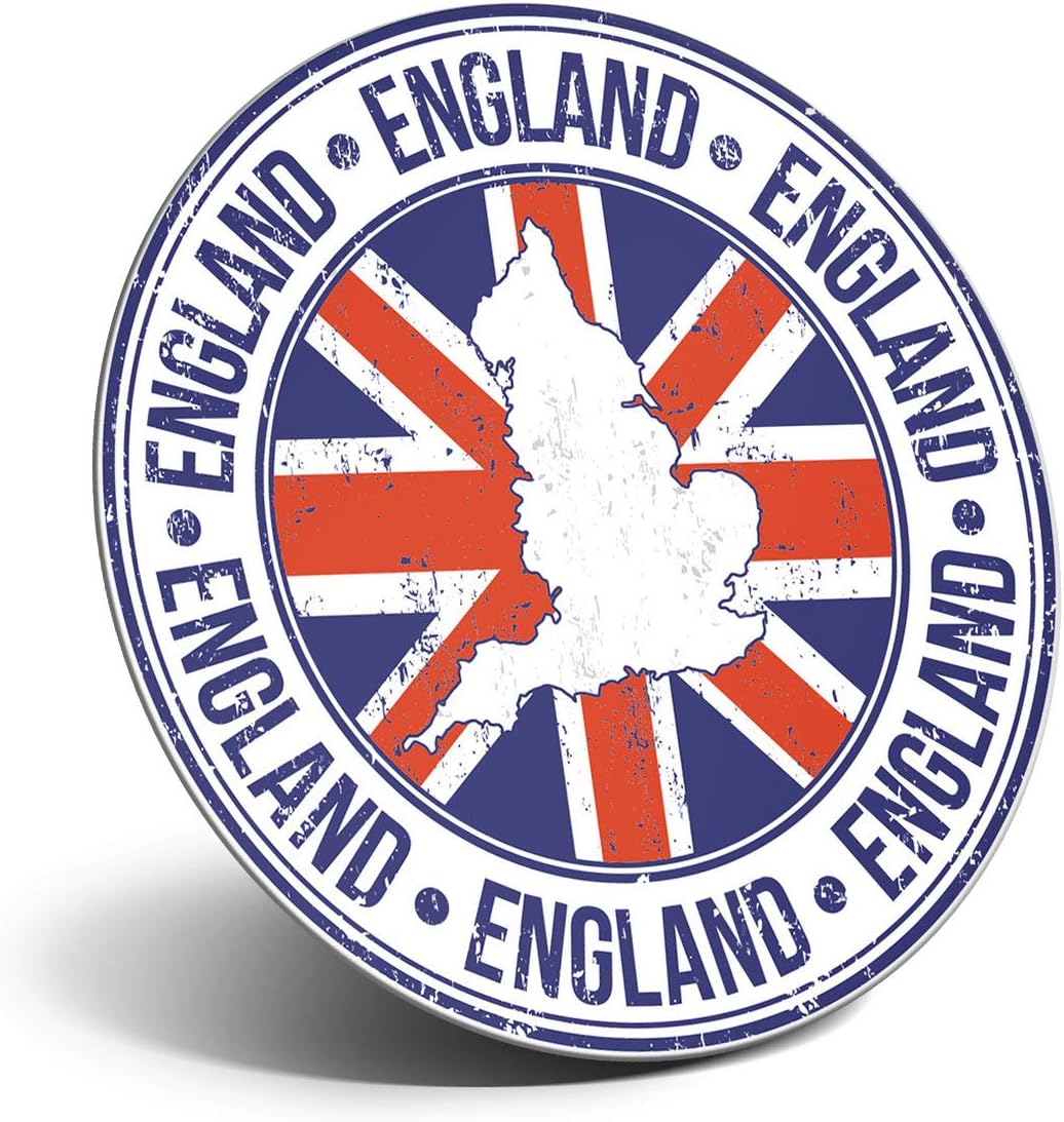 Imán para nevera, nevera, diseño de mapa de Inglaterra con bandera de