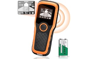 Dmyond Stud Finder Wall Scanner, 5 in 1 Stud Detector Beam Finders with High-Definition LCD Display, and Audible Alarm, for C