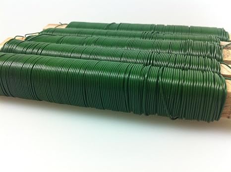Wickeldraht grünlackiert 0,65mm 2,5kg (25x 100g Holzstab ca.38m)