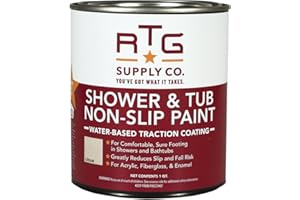 RTG SUPPLY CO. RTG Shower & Tub Non-Slip Paint (Quart, Cream)