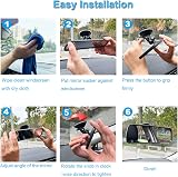 Kitbest Rear View Mirror for Driving Test Instructor Passenger 200x62mm view 6