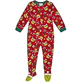 Grinch Who Stole Christmas Toddler Christmas Character One-Piece Footed Blanket Sleeper, Sizes 12M-5T
