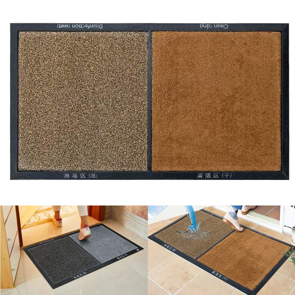 Leikance Disinfecting Floor Mat,Anti-skid Anti-dust Water Absorbing Pad Rugs Doormats for Home Restaurant