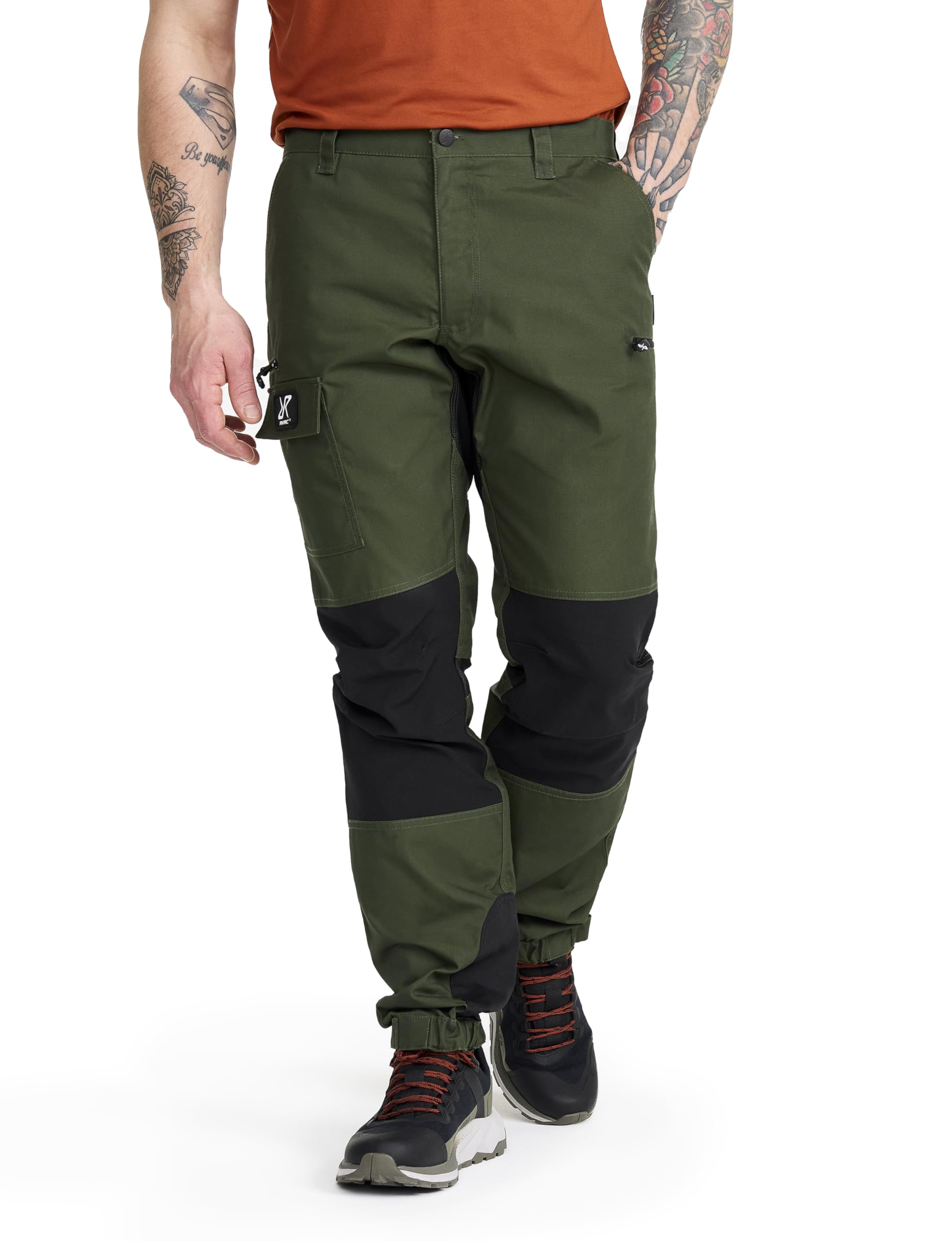 RevolutionRace Herren Nordwand Pants, Hose zum Wandern und für viele Outdoor-Aktivitäten, Forest Green, M