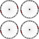 MoJyetli 4 Pack Bike Stickers, Bicycle Wheel Rims Light Reflective Stickers Decal