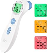 Femometer Forehead Thermometer No-Touch Infrared LCD Digital Baby Adults view 1