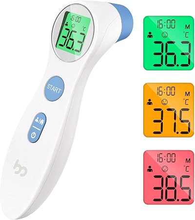 Femometer Forehead Thermometer No-Touch Infrared LCD Digital Baby Adults