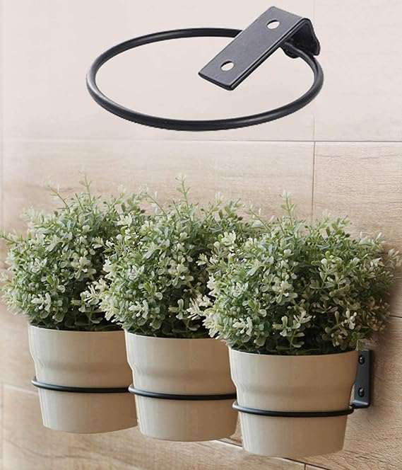 Folded Plant Stand, 3 Pack Floating Plant Iron Racks Space