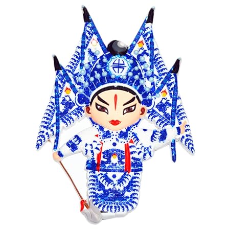 Ópera de Pekín personajes estéreo imanes para nevera decoración ...