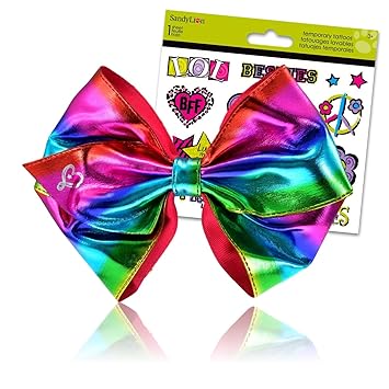 Buy Jojo Bows For Girls Hair Bow With Bff Temporary Tattoos