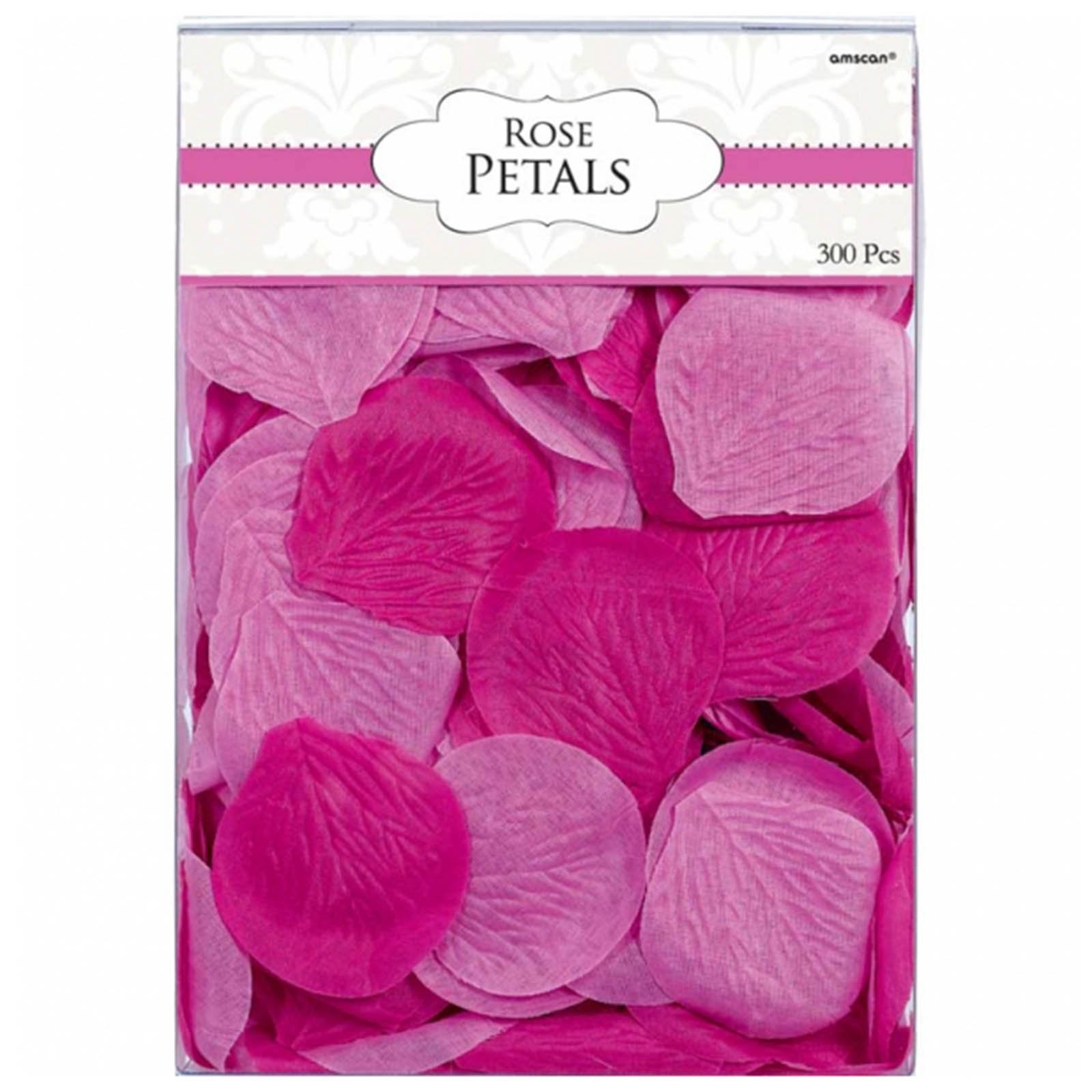Amscan Bright Pink Fabric Petals Confetti โ image 1