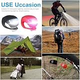 Chizea Bike Lights 6 LED Front and Rear Headlight Taillight Set Waterproof view 8