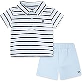 Hurley baby-boys And Toddler Boys' Polo and Shorts 2-piece Outfit Set
