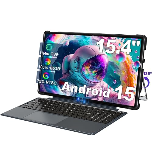 jumper 15.4 inch Tablet, Android 15 Tablet with Helio G99 Octa-Core ...