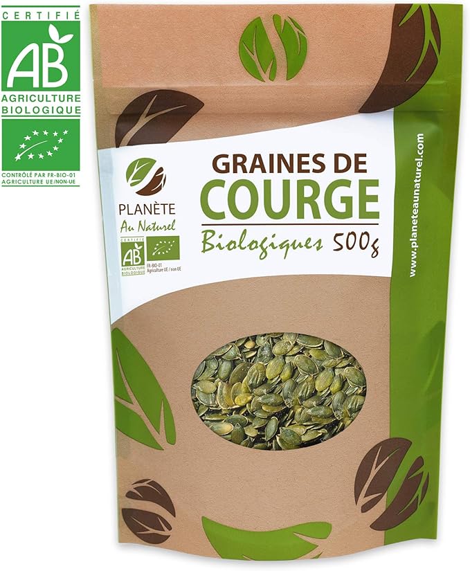 Graines De Courge Bio 500 G Cucurbita Pepo Amazon Fr Epicerie
