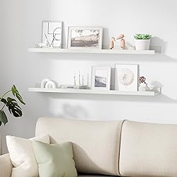 upsimples Floating Shelves for Wall, Wood Mounted
