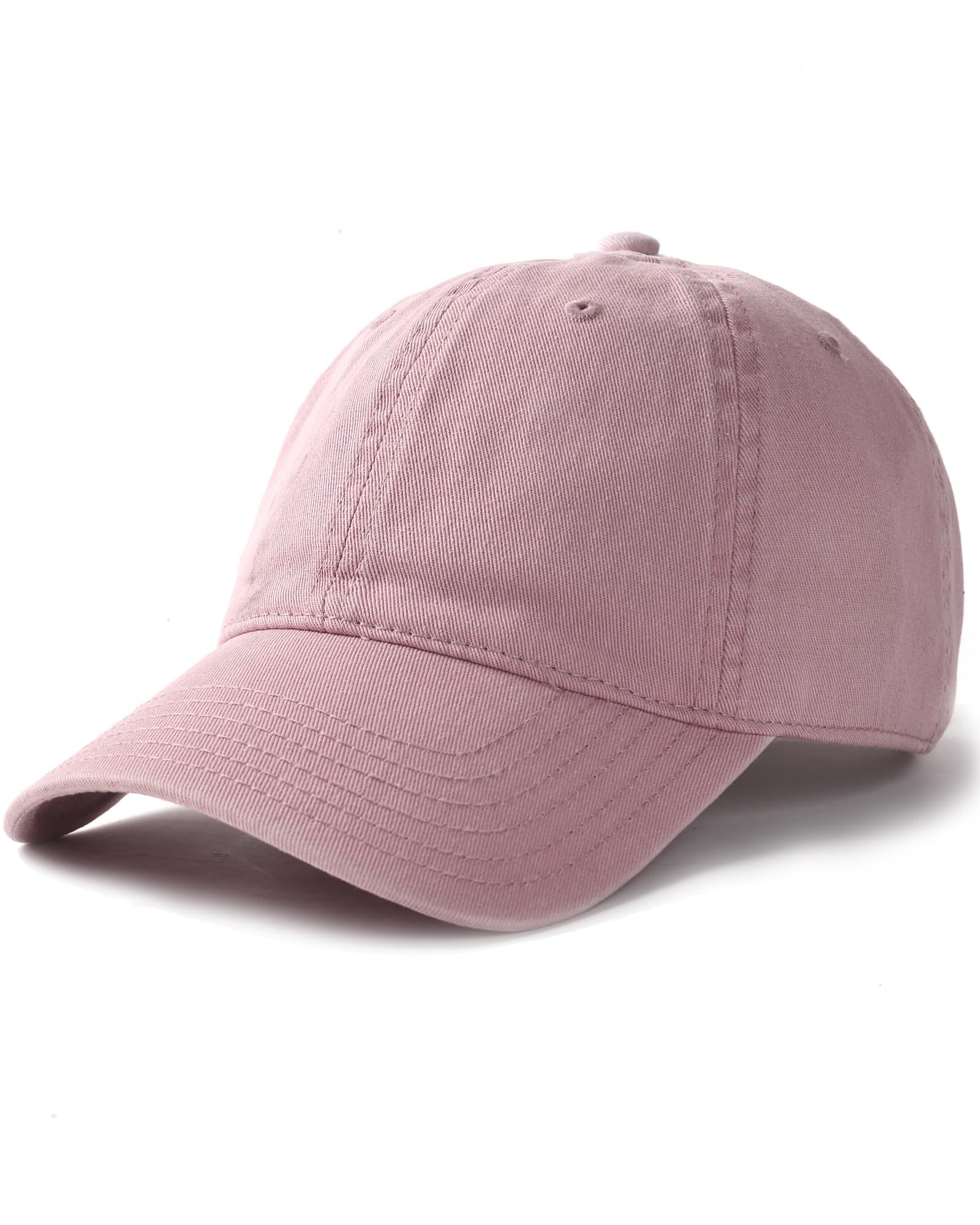 Photo 1 of FURTALK Unisex Vintage Washed Unstructured Baseball Cap Washed Cotton Adjustable Dad Hat Pink