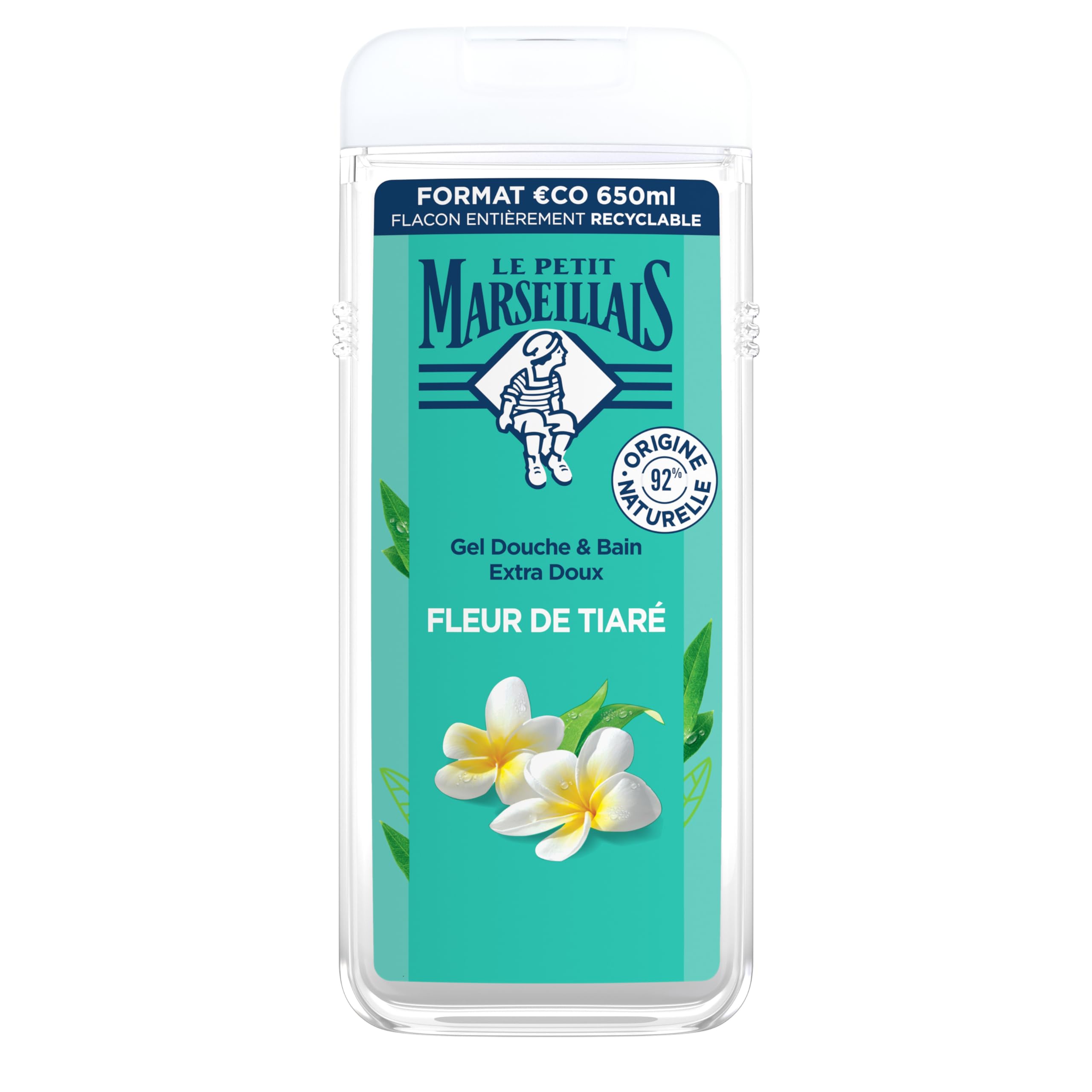Le Petit Marseillais Extra Gentle Shower & Bath Gel Tiare Flower 650ml