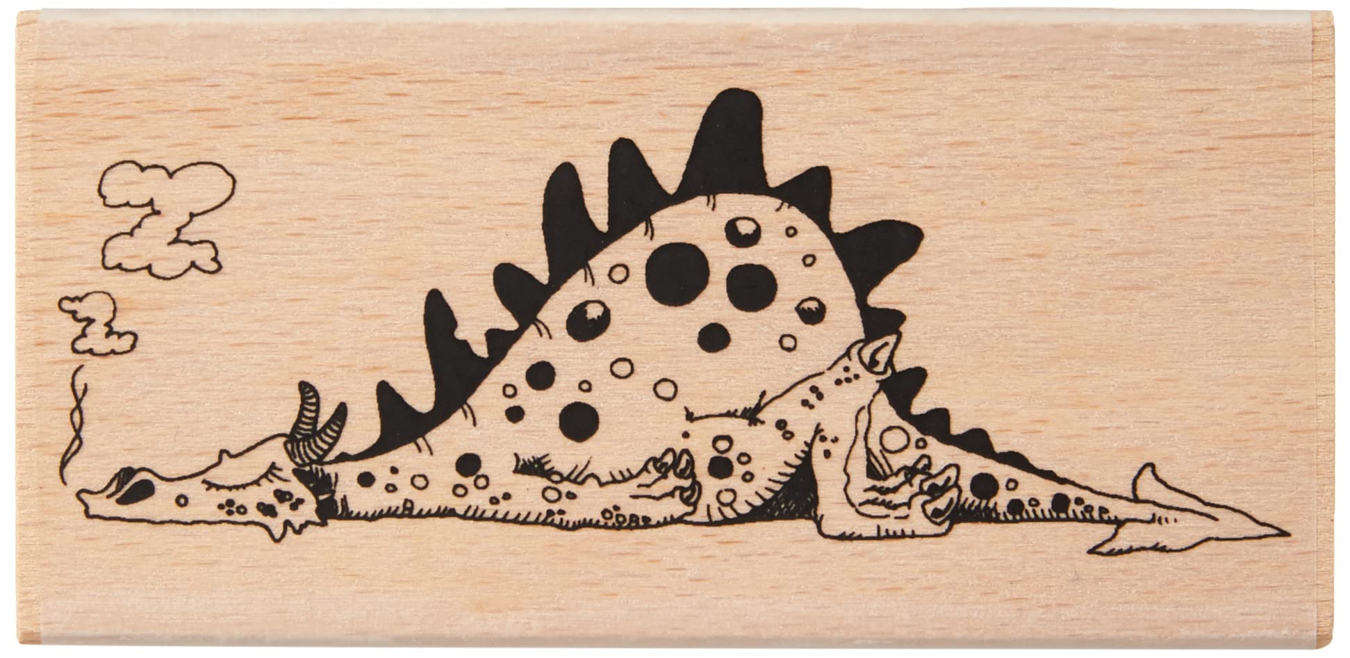 Art Stamps FN09 Sleeping Dragon Stamp, Black