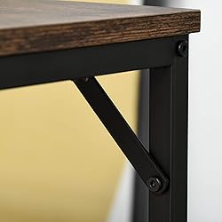 HOMCOM 5-Piece Industrial Dining Table Set, Bar