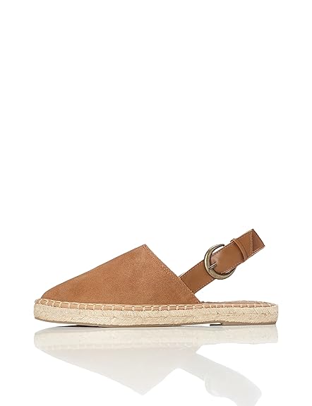FIND Damen Espadrilles mit offenem Fersenbereich