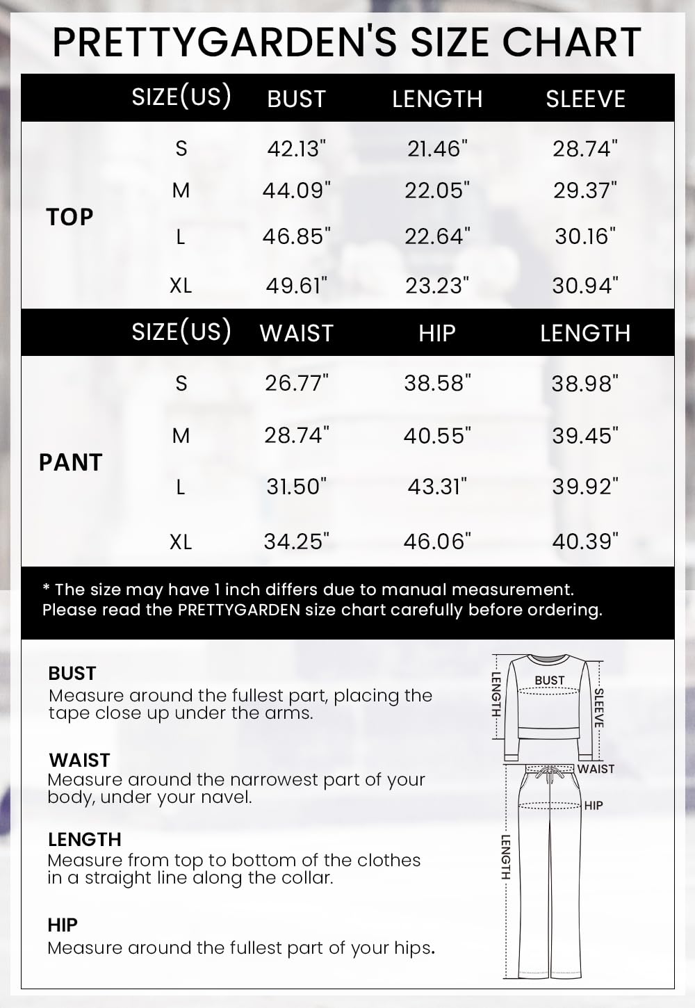 PRETTYGARDEN Women's 2025 Fall Lounge Sets Casual Half Zip Sweatshirt and Wide Leg Pants 2 Piece Outfits Sweatsuit (Black,Medium) - Image 6