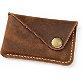 Leather credit card holder, credit card case,business card holder for men,mens slim wallet,Front Pocket Wallet