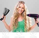 Sularpek Pack of 2 Hair Combs Wide Tooth & Large Tooth Black view 6