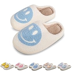 KEYUSHOP Happy Face Slippers for Kids Smile Face
