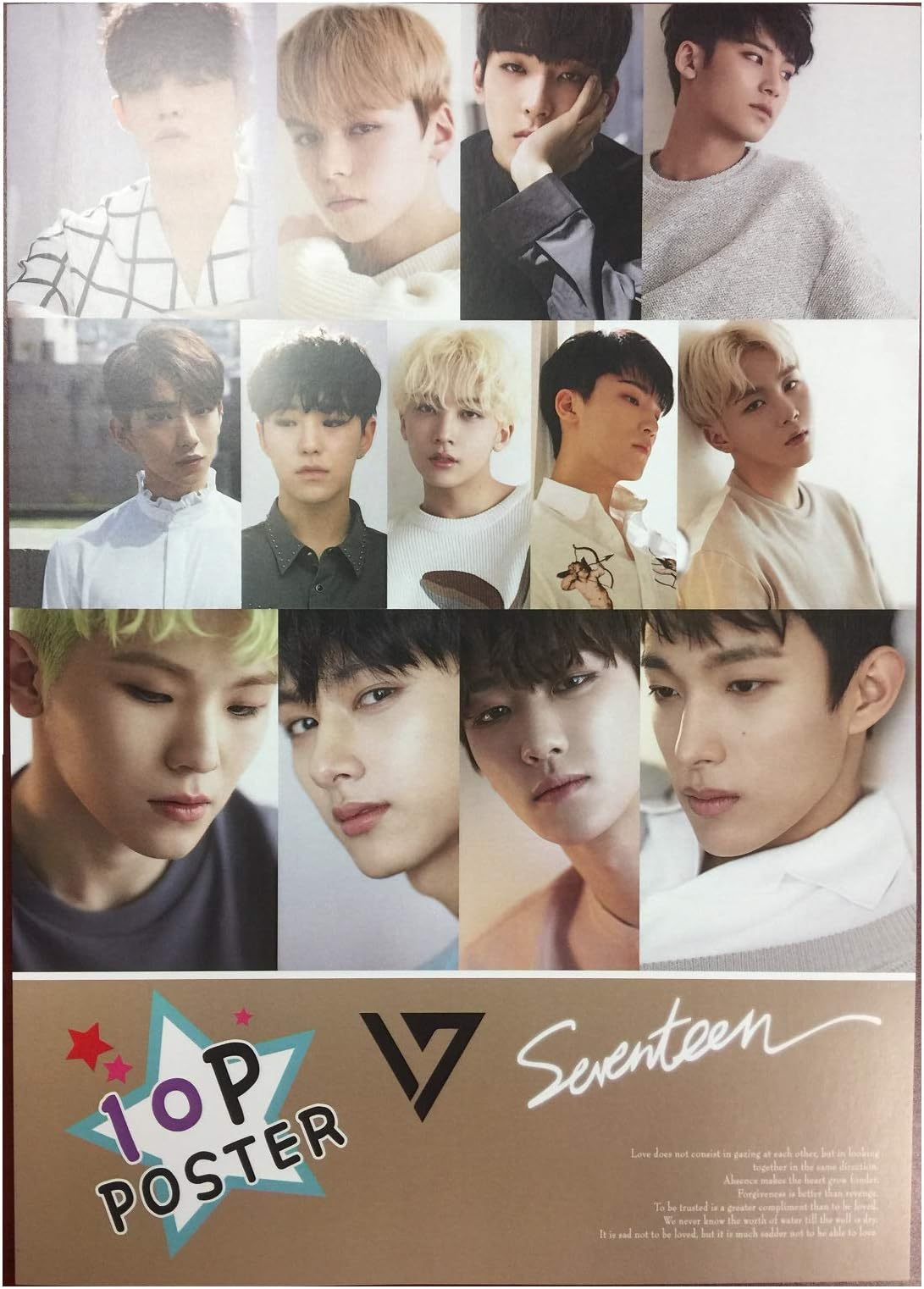 K-POP Seventeen Photo Poster (10 Pieces) (SEVENTEEN)