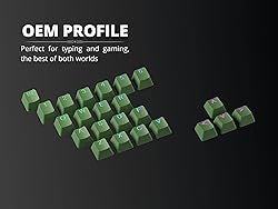 Ranked Rubber Keycap Set | Double Shot Translucent