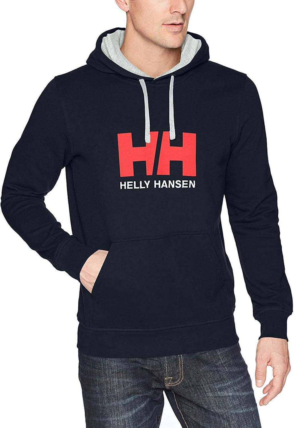 Helly-Hansen 33977 Men's Hh Logo Hoodie: Clothing