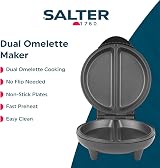 Salter Dual Omelette Maker 750W Non-Stick Deep Fill 2 Omelettes EK2716 view 2