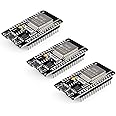 ELEGOO 3pcs ESP-32 Development Board, USB Micro, 2.4GHz Dual Mode WiFi+4.2G Bluetooth Dual Core Microcontroller for Arduino I