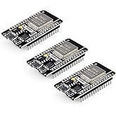 ELEGOO 3pcs ESP-WROOM-32 Development Board, USB Mirco, 2.4GHz Dual Mode WiFi+Bluetooth Dual Core Microcontroller for Arduino 