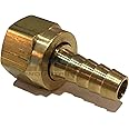 HOSE ID TO 1/4" 45° SAE/37° JIC DUAL SEAT FEMALE FLARE BRASS SWIVEL Connector Fuel Air Water Oil Gas Wog Qty 10