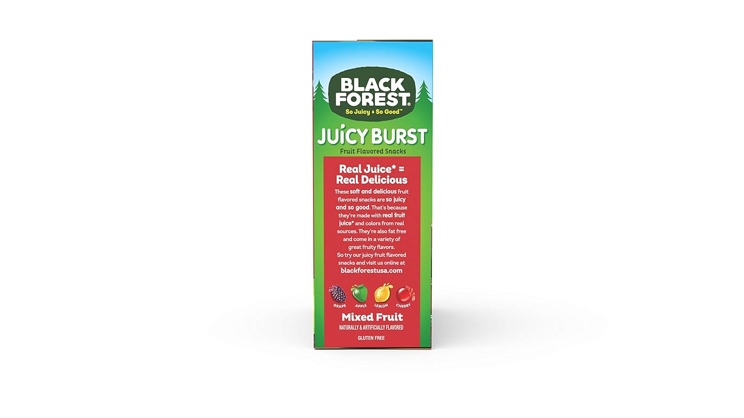 Black Forest Fruit Snacks Juicy Bursts, Mixed Fruit, 0.8 Ounce (40 Count) : Grocery & Gourmet Food