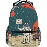 ALAZA Large Backpack Personalized Laptop iPad Tablet Travel School Bag with Multiple Pockets for Men Women College